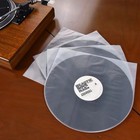 50 12  Anti Static Lp Inner Sleeves  Round Bottom For 33rpm Vinyl Record Album