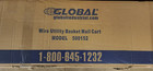 Global Industrial Wire Utility Basket Mail Cart 200 Lb  Capacity 44  X 22  X 35 