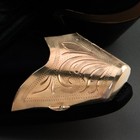 New  Western Cowboy Boot Tips Rand Cap- Engraved Brass Toe Tips - Pair   Set