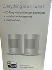 2 Pack Set Ring Alarm Motion Sensors Detectors White For Ring Alarm Brand New