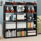 12 Cube Storage Organizer Book Shelves Diy Open Stackable Bookshelf Extra Large