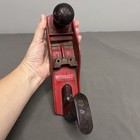 Vtg Sears Dunlap Woodworking Hand Plane Metal   Wood Red Made In Usa 9   