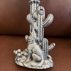 Vtg 1990 Arthur Court Rabbit Easter Taper Candle Holders- Set Of 2   9    High