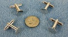 24 Silver Metal Cuff Links Blank 10mm Round Pad To Glue Findings Cabs  Cufflinks