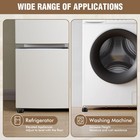 8 Pack Adjustable Furniture Bed Risers  Stackable Heavy Duty Lifts 1-3 Inch