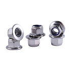 M4 M5 M6 M8 M10 Flange Stop Lock Nut Nylon Insert Stainless Din 6926 10 30pcs