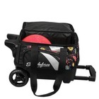 Kr Strikeforce 1 Ball Roller Bowling Bag Color Is Black With Donut Print
