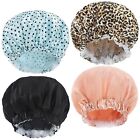 4 Pack Women Shower Caps Reusable Waterproof Large Hair Shower Cap Set Bath Hats