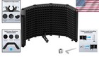 Foldable Microphone Isolation Shield With Triple Sound Insulation For Clean R   