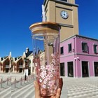 Starbucks Spring Pink Sakura Mug - Double Glass Straw Wooden Lid Sakura Stopper