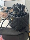 New Beauty Beaute Chanel Makeup Black   Gold Vip Mini Clutch