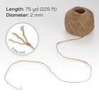 Jubileeyarn Crafty Jute Twine  Colorful Options - 2mm Thick - 3 Pack