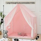 Princess Castle Play House  Play Cottage   Tent Indoor Pink