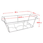 Deluxe Full Size Heavy Duty Chafing Rack  Wire Buffet Rack Stand  Serving Trays 