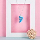2 Pieces Half Heart Bff Necklace Friendship Necklace For Women Unicorn Style