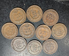 10 Ct Lot All Diff Dates Indian Head Cents -  nice Coins 