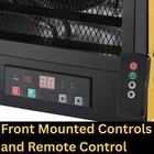 34 120 Btu Ceiling Mount Hardwired Electric Forced Air Garage Heater With Remote