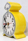 Molly Hatch Anthropologie  tick Tock  Yellow Ceramic Desk Clock