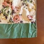 Vintage Floral Half Apron Pink Green Rose Print Waist Apron Pocket Cottagecore