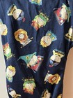 South Park Sleep Lounge Halloween Pajama Pants Bioworld Blue Size Med  Nwt