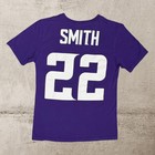Minnesota Vikings Harrison Smith Nike T-shirt Men s Small Purple Nfl Jersey Tee