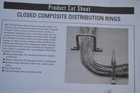 Chatsworth  cpi   12127-001 Closed Composite Distribution Wire Rings  Lot Of 10 