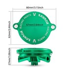 Cnc Engine Oil Filter Cover Cap For Kawasaki Klx300sm Klx 300 r D-tracker X 250