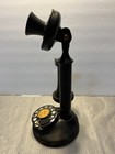 Antique Candlestick Telephone Usa Pat  Rotary Dial 1913 American Tel   Tel Co 