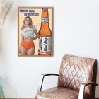 Bud Dry Beer Sexy Girl Beer Poster 16x24 Dream Girl  Mancave Bar Decor