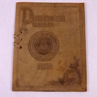 University Of Pittsburgh Medical School Antique Graduation Program 1912 Leather 