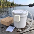 Whisper Quiet Minnow Bucket Aerator     2-second Swappable Battery Design  Usb-   