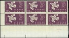 Cyprus Scott  201 -  203 Sg  206 -  208 Blocks Of 6 Mint Never Hinged Europa