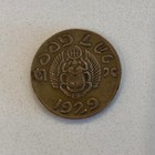 1929 Thurston Magician Good Luck Scarab Token