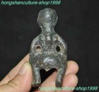 Old Ancient China Chinese Copper Bronze Hand-carved Man People Statue Pendant