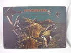 Winchester Guns   Ammunition Deer Duck Hunting Lodge Tin Sign Cabin Decor 12x8