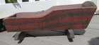 Rare Early American Doll Cradle In Original Red Wash Estate Find
