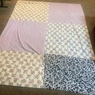 Vintage Hand Made Quilt 65 By 88 Inches Full  Queen Size