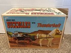 Vintage pre-owned johnny West Buckboard Wagon W thunderbolt Horse In Box read