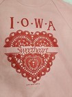 Vintage 1987 Iowa Sweetheart Sweatshirt Women s Size Medium Usa Made 