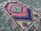 Turkish Antique Rug Bohemian Area Rug Oushak Rug Vintage Rug Handmade Wool Rug