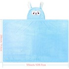 4 Pack 28 X 55 Inch Toddler Baby Towels With Hood Kids Bath Towels For Boy Gi   