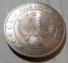 Statue Of Liberty Good Luck Souvenir Lucky Horseshoe Wishbone Stars Token Coin