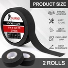 Guirnd Hockey Tape  2 Roll Strong Adhesive Goon Multipurpose Black 