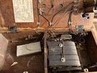 Antique 1900s Kellogg Chicago Hand Crank Oak Wood Wall Telephone Phone 20165
