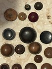 Vegetable Ivory Buttons Various Shapes Colors Patterns  Vtg Lifelong Collection