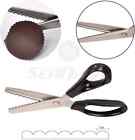 Fabric Pinking Shears Craft Scissors   serrated Scalloped Stainless Steel Handled