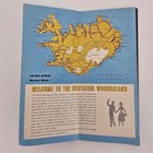 1960s Iceland Saga Land Tours Vintage Travel Brochure Reykjavik Photos Map