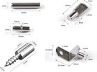 125pcs Shelf Pins Kit  5 Styles Nickel Plated Shelf Support Pegs  Bookshelf Pegs