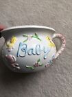 Vintage Nursery Ceramic Baby Chamber Potty Planter