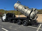 Freightliner Fl112 Keith Huber King Vac Vacuum Truck 3300 Gallon Dumping Tank